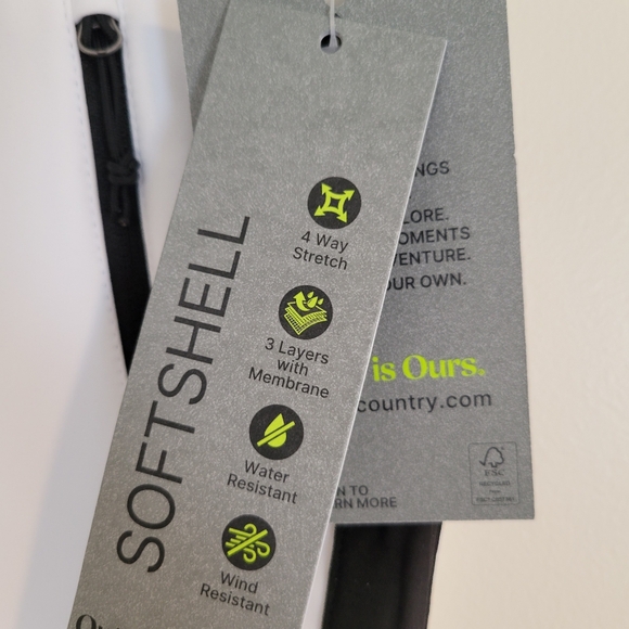 NWT Free Country White Softshell Snow Ski Pants Women's Size M - Picture 4 of 4